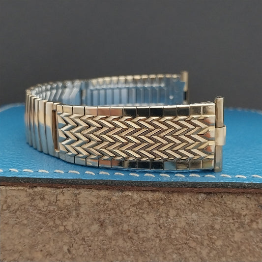 17mm 18mm 19mm JB Champion Gold-Filled Herringbone Vintage Watch Band