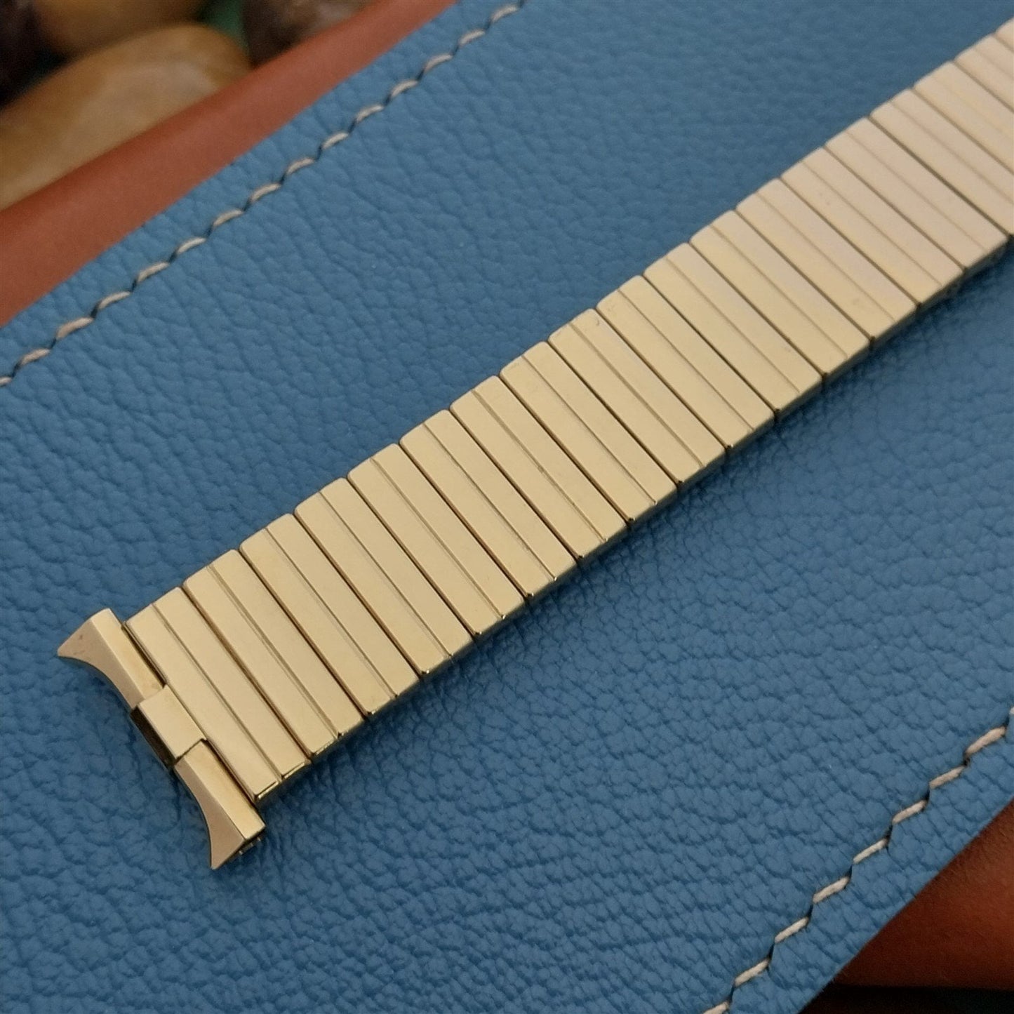 1960s USA Made 10k Gold Filled JB Champion 16mm 18mm 19mm nos Vintage Watch Band