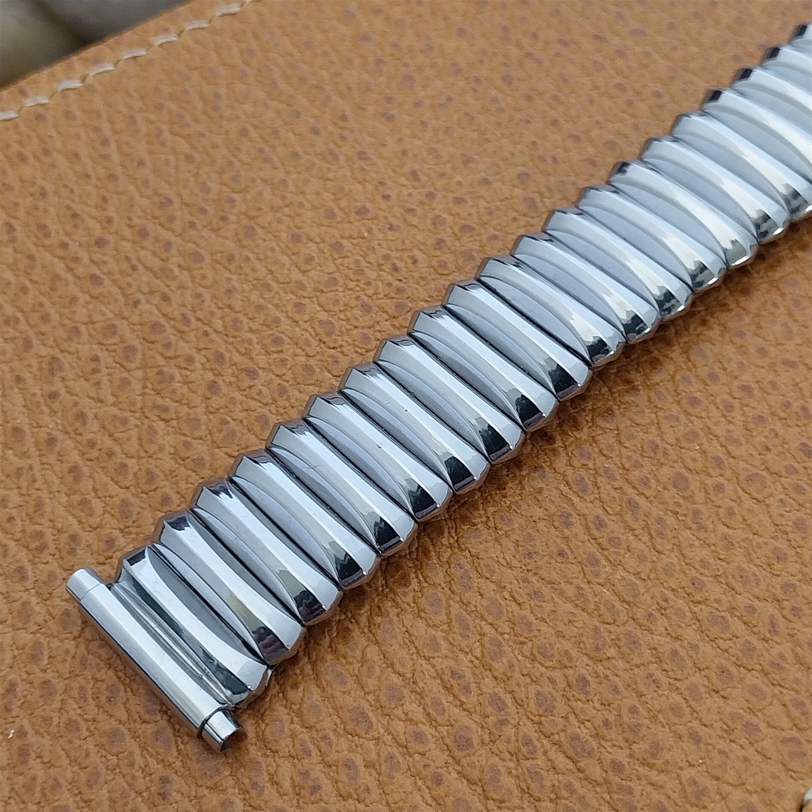 19mm 18mm 16mm Elgin USA Rancher Stainless Steel nos 1950s Vintage Watch Band