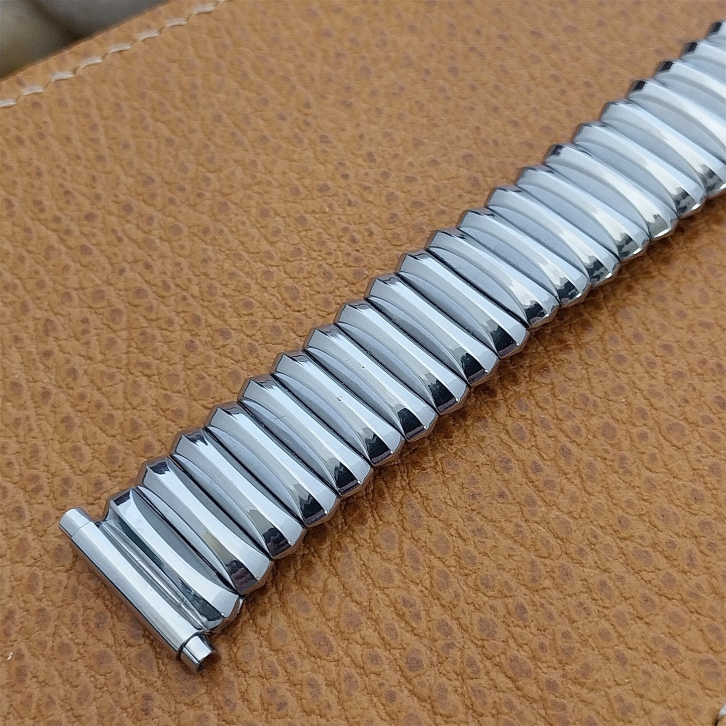 19mm 18mm 16mm Elgin USA Rancher Stainless Steel nos 1950s Vintage Watch Band