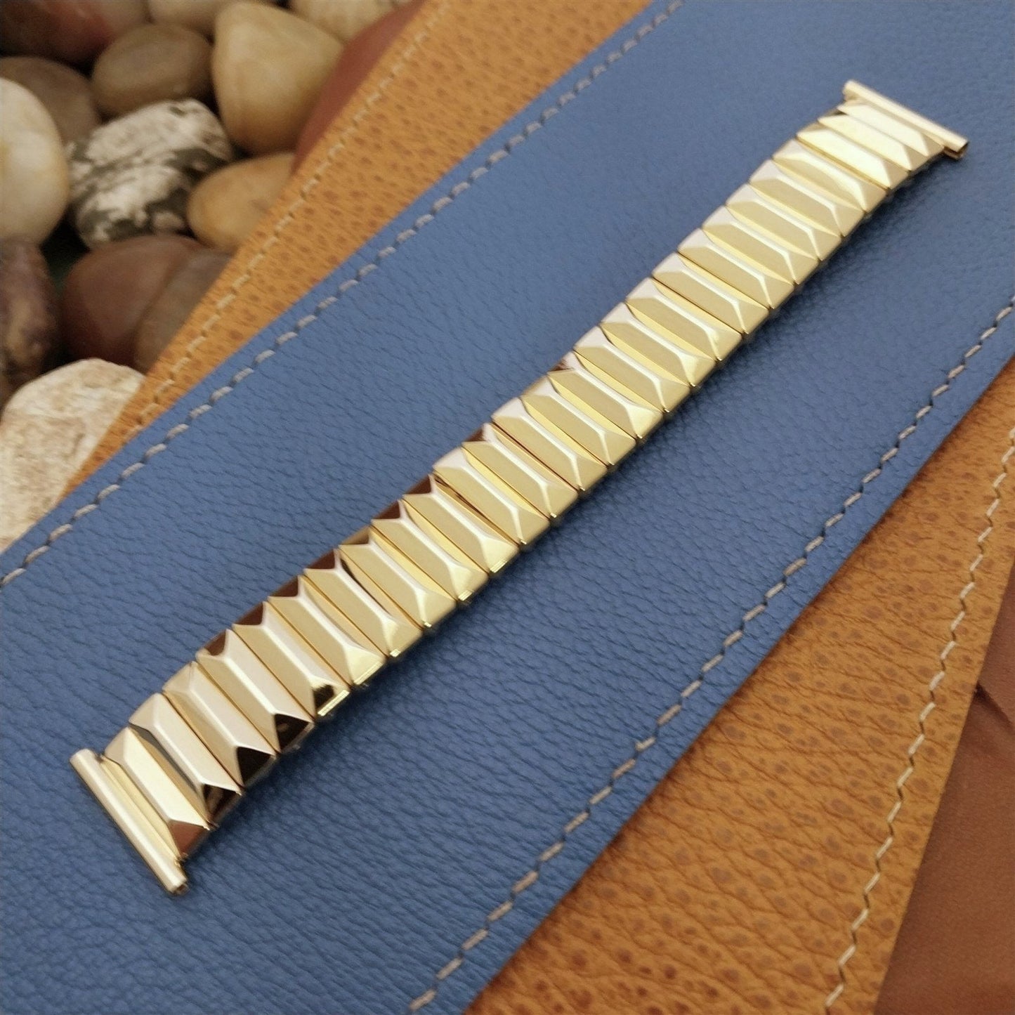 Elgin Hadley Short 12K Gold Filled Classic Stretch nos 1950s Vintage Watch Band