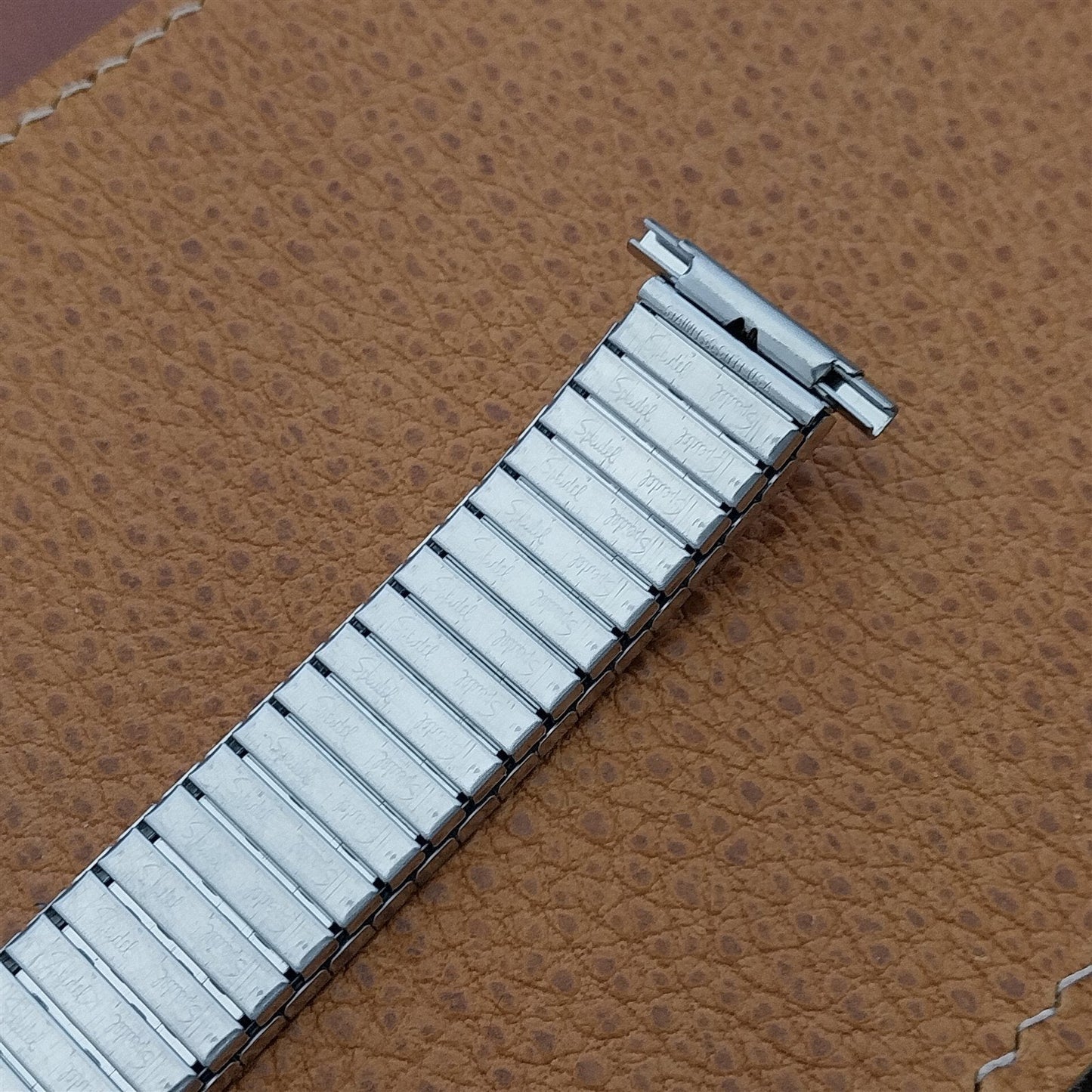 19mm 20mm 22mm USA-Made Stainless Steel Expansion nos 1970s Vintage Watch Band