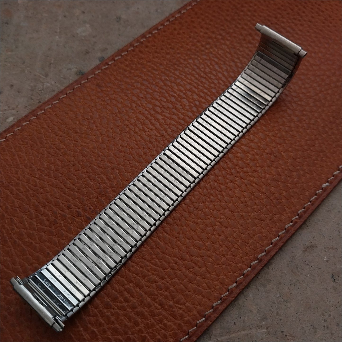20mm 22mm Stainless Steel nos Speidel USA Made Expansion Vintage Watch Band