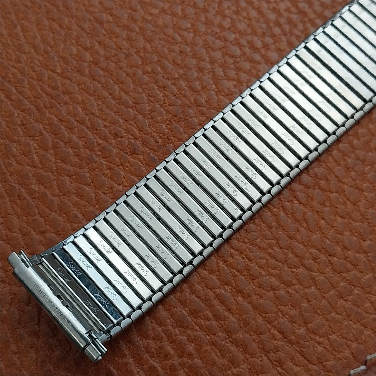 20mm 22mm Stainless Steel nos Speidel USA Made Expansion Vintage Watch Band