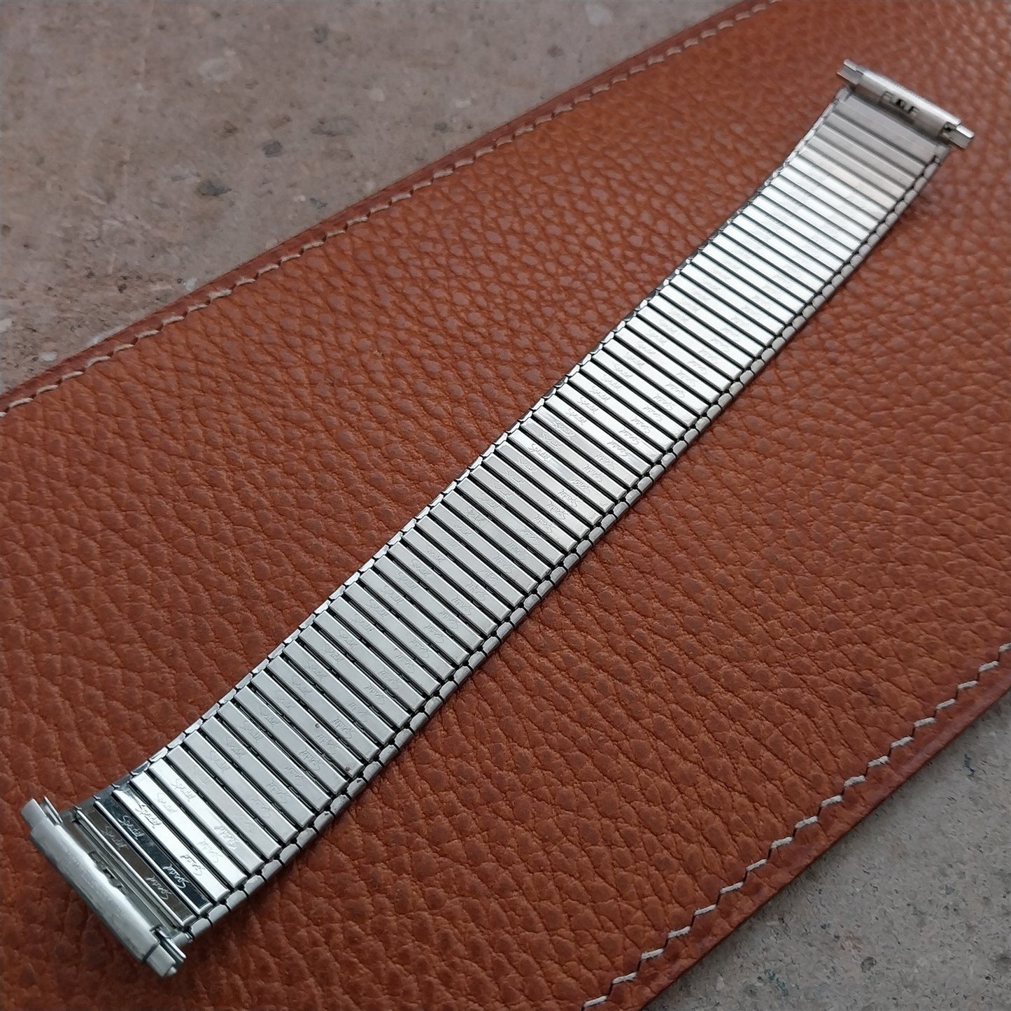 20mm 22mm Stainless Steel nos Speidel USA Made Expansion Vintage Watch Band
