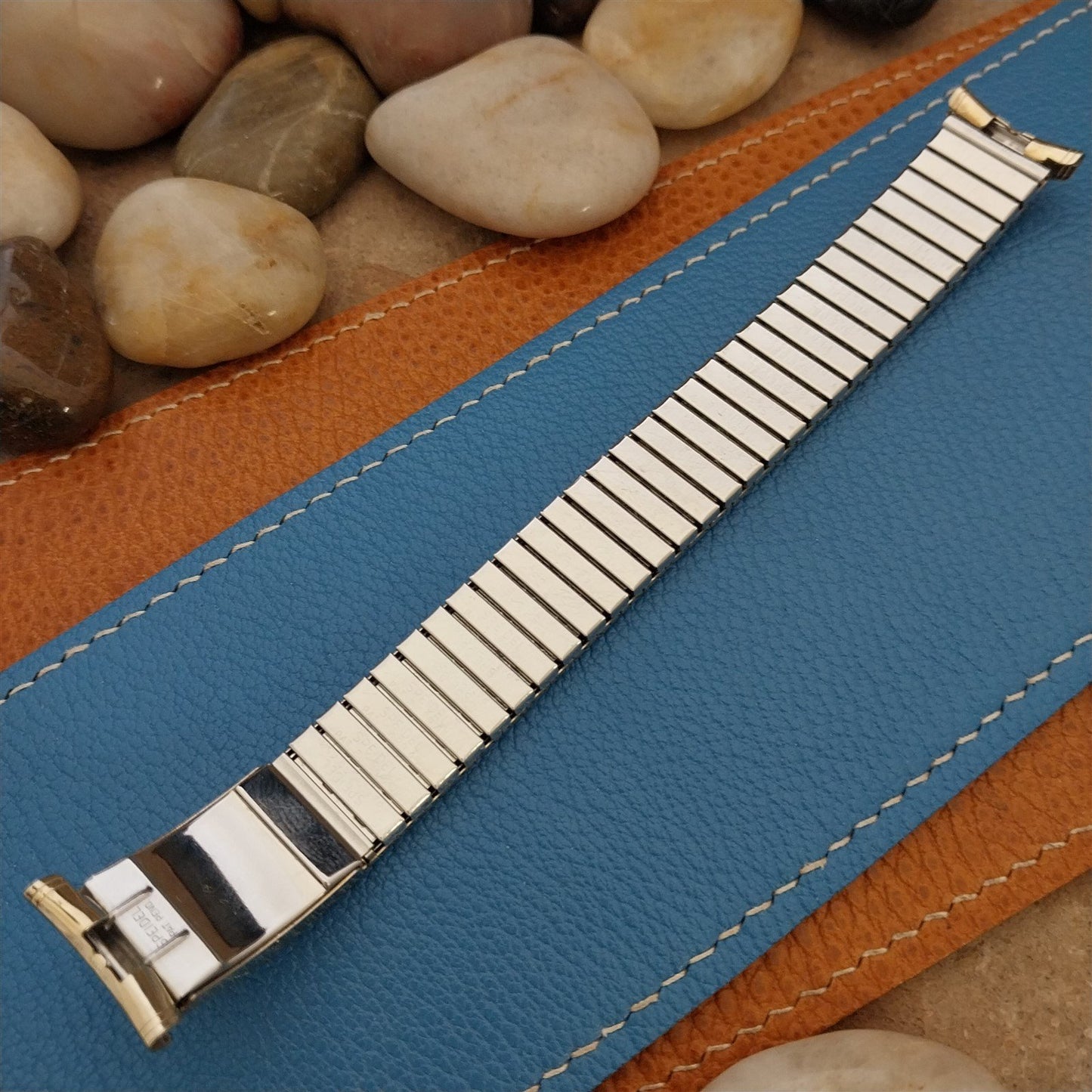 19mm 18mm Gold-Fill Speidel Sun Valley 1969/1970 Calendar NOS Vintage Watch Band