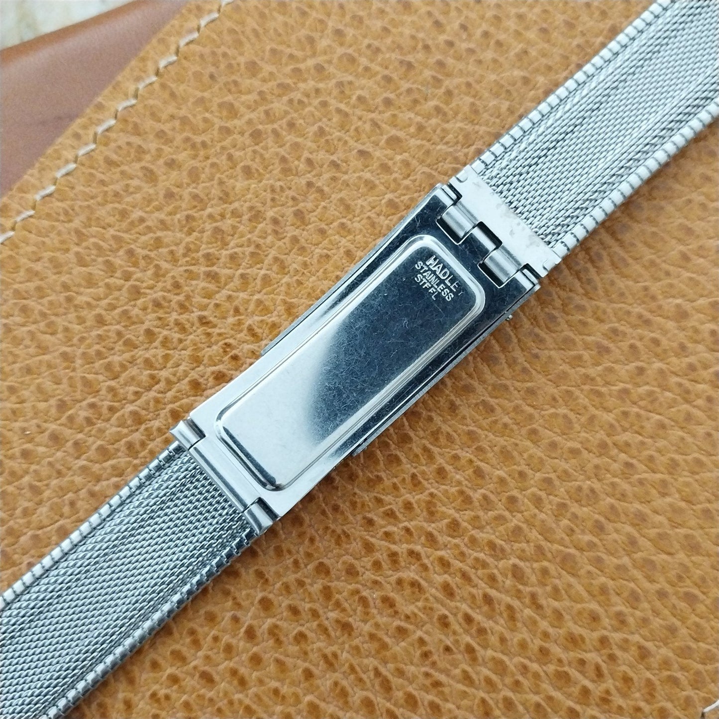 19mm 18mm Hadley USA Stainless Steel Unused MCM 1960s Vintage Watch Band