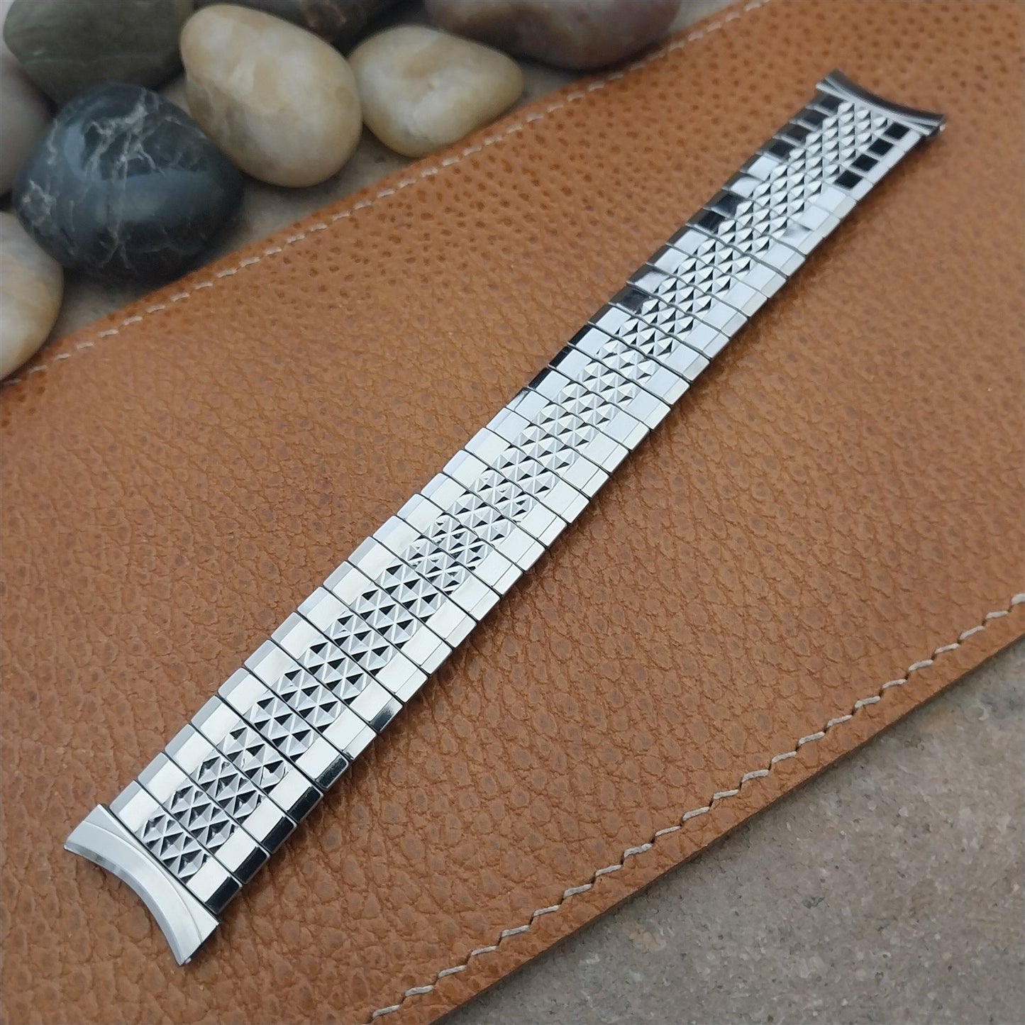 19mm 18mm 17mm Stainless Steel Gemex Classic 1950s NOS Unused Vintage Watch Band