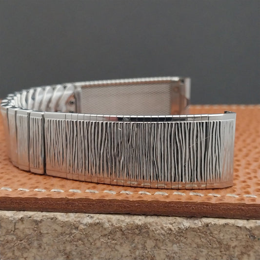 Vintage 17.2mm Stainless Steel Kreisler Classic Stretch Unused 1960s Watch Band