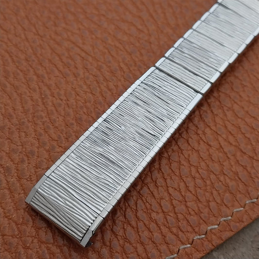Vintage 17.2mm Stainless Steel Kreisler Classic Stretch Unused 1960s Watch Band