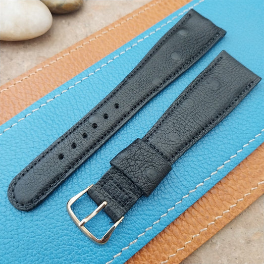 22mm 21mm Ostrich Grain Classic Tapered JB Champion 1960s Vintage Watch Strap