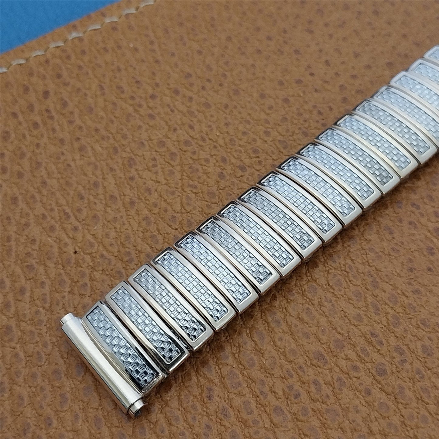 Hadley Elgin White &Yellow Gold-Fill Golden Mail Unused 1950s Vintage Watch Band