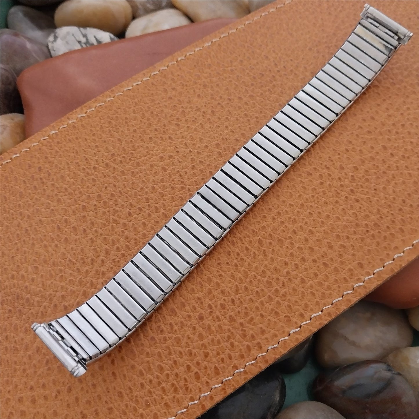 18mm 19mm 1960s Stainless Steel Expansion Kreisler USA Vintage Watch Band