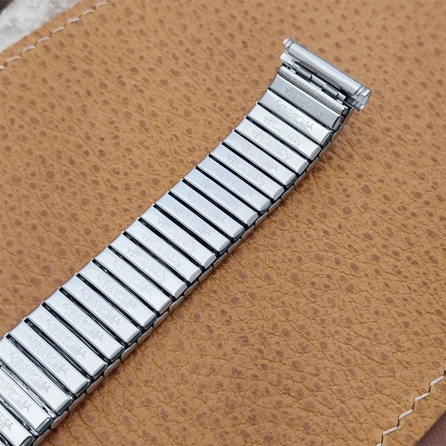 18mm 19mm Stainless Steel nos 1960s Expansion Kreisler USA Vintage Watch Band