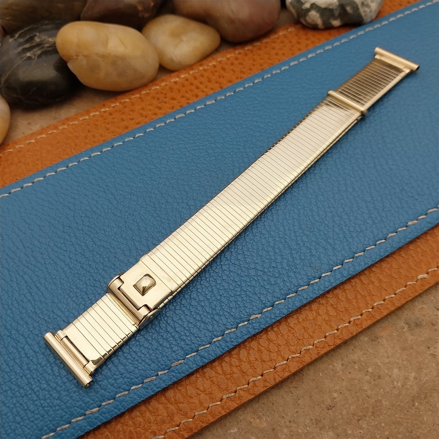 Original Vintage Forstner 12K Gold-Filled Komfit 5/8" Classic 1950s Watch Band