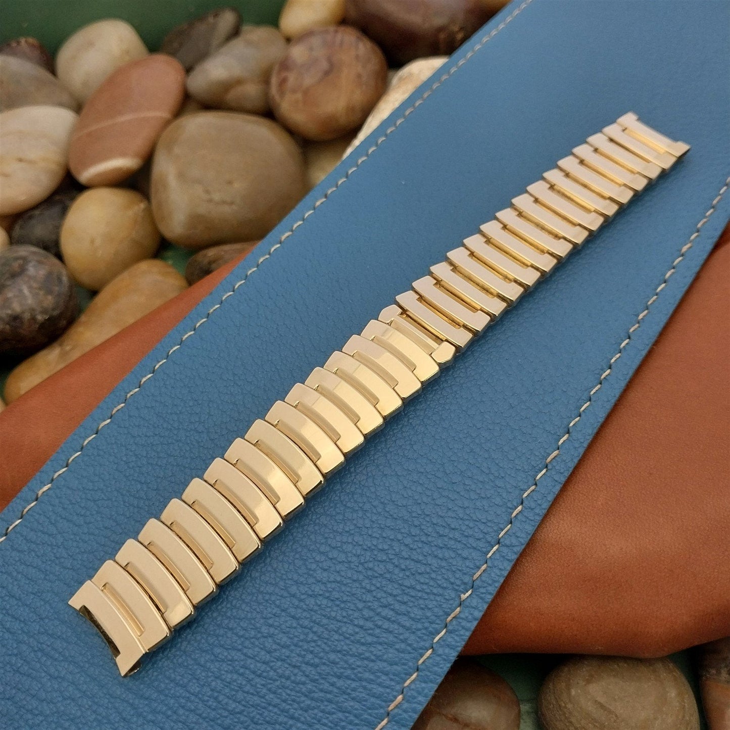 5/8" 12k Gold-Filled JB Champion Golden Shilling Unused 1950s Vintage Watch Band