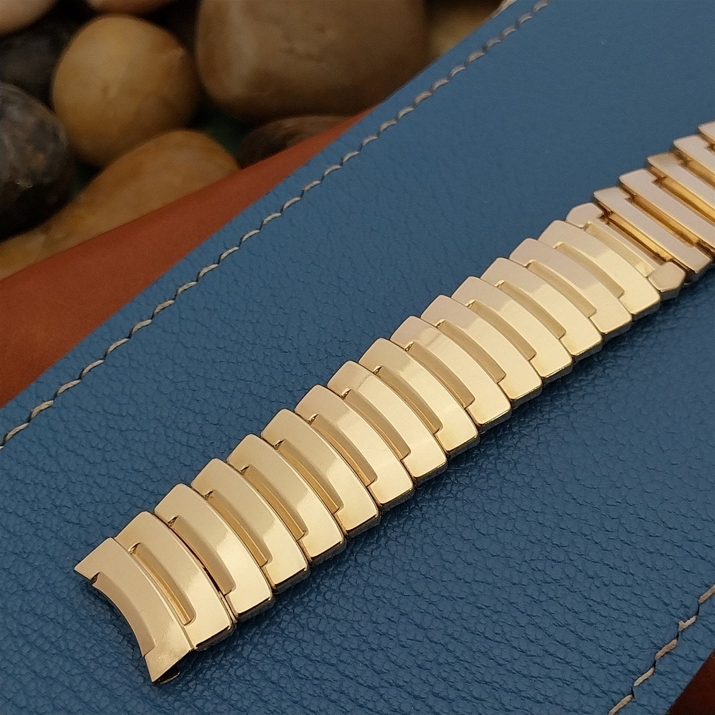 5/8" 12k Gold-Filled JB Champion Golden Shilling Unused 1950s Vintage Watch Band