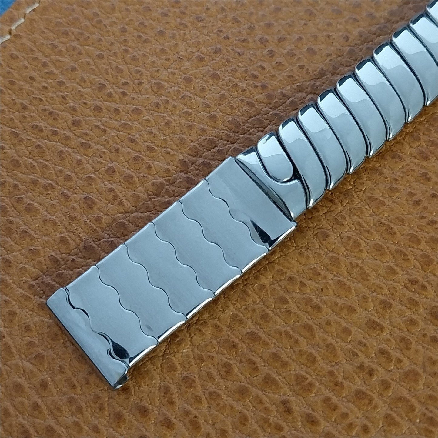 Vintage 1952 Flex-Let Squire Stainless Steel 5/8" nos Unused Watch Band