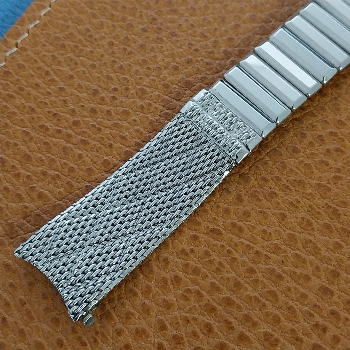 Vintage Stainless Steel Mesh 11/16" Kreisler Unused Classic Stretch Watch Band