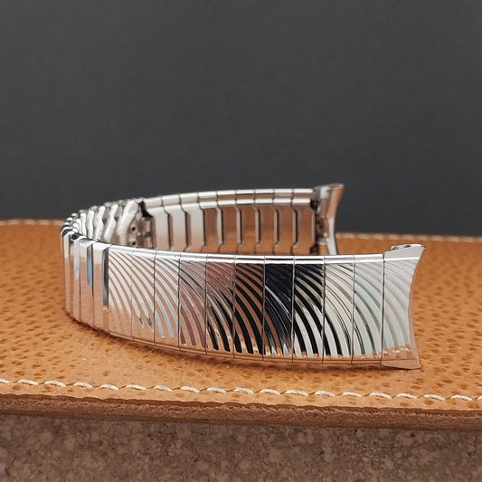 Vintage 1960s White Gold Filled Kreisler Ventura Classic MCM Unused Watch Band