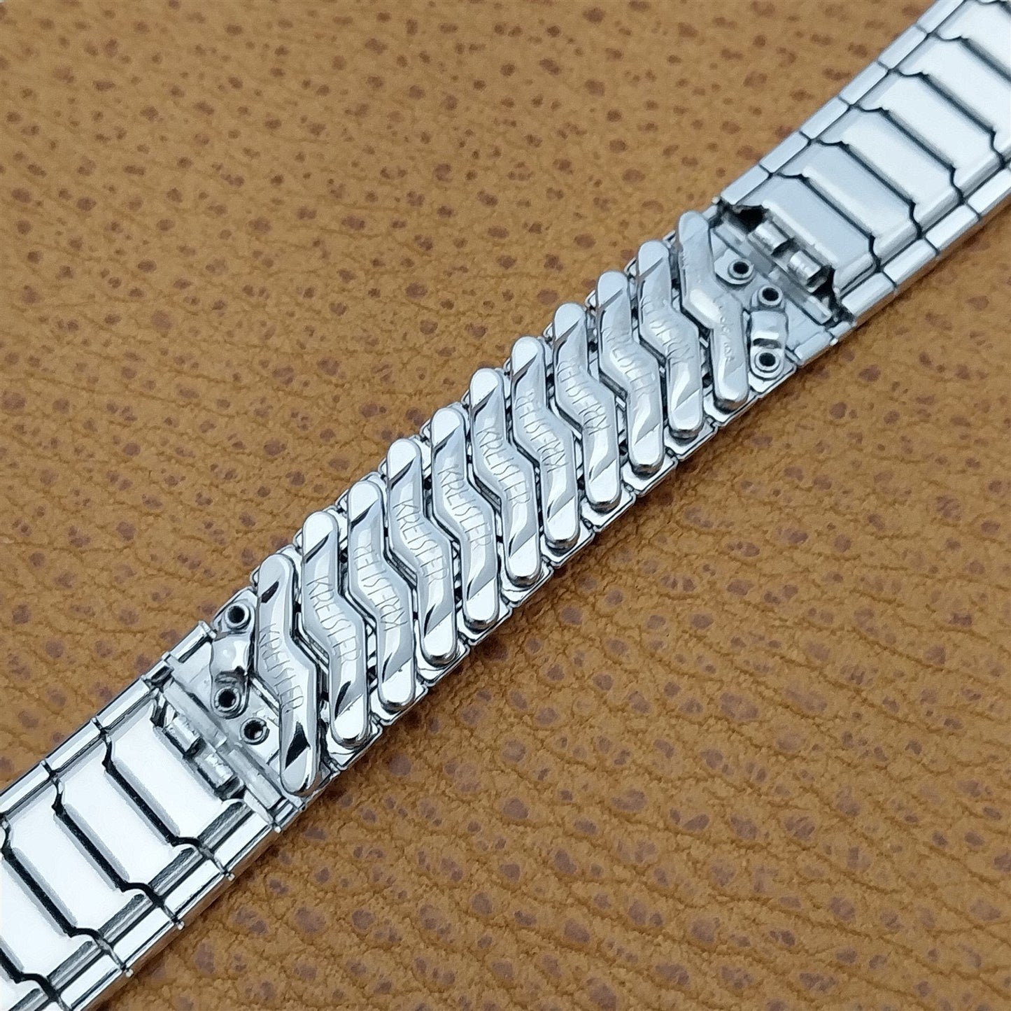 Vintage 1960s White Gold Filled Kreisler Ventura Classic MCM Unused Watch Band