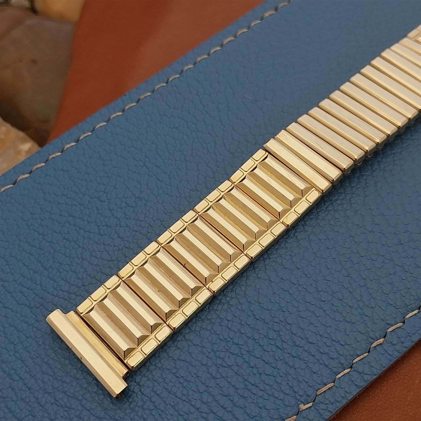 16mm 18mm 19mm Speidel Short 10k Gold-Filled Classic 1950s Vintage Watch Band