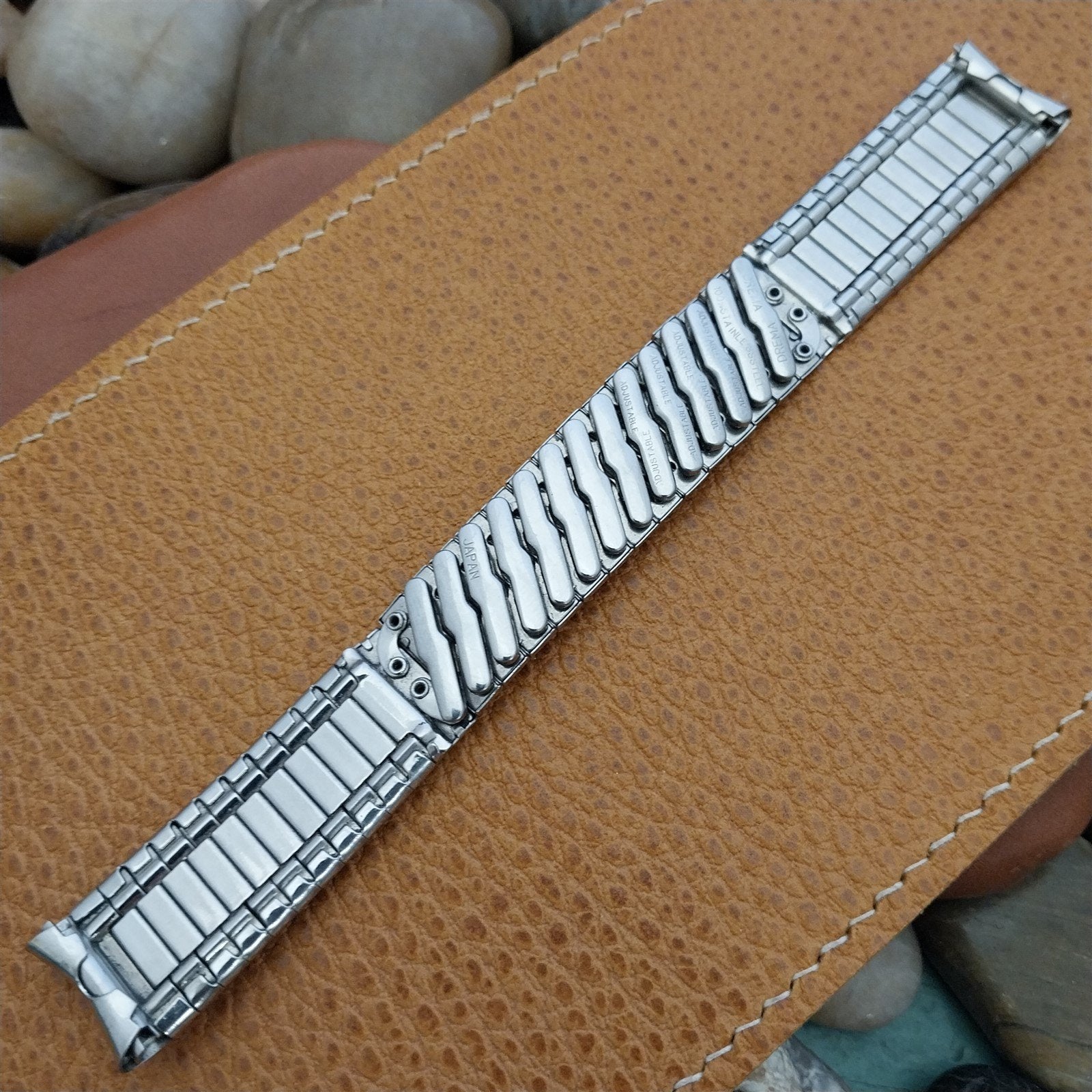 11/16" 17.2mm Stainless Steel Drema Unused nos 1960s-1970s Vintage Watch Band