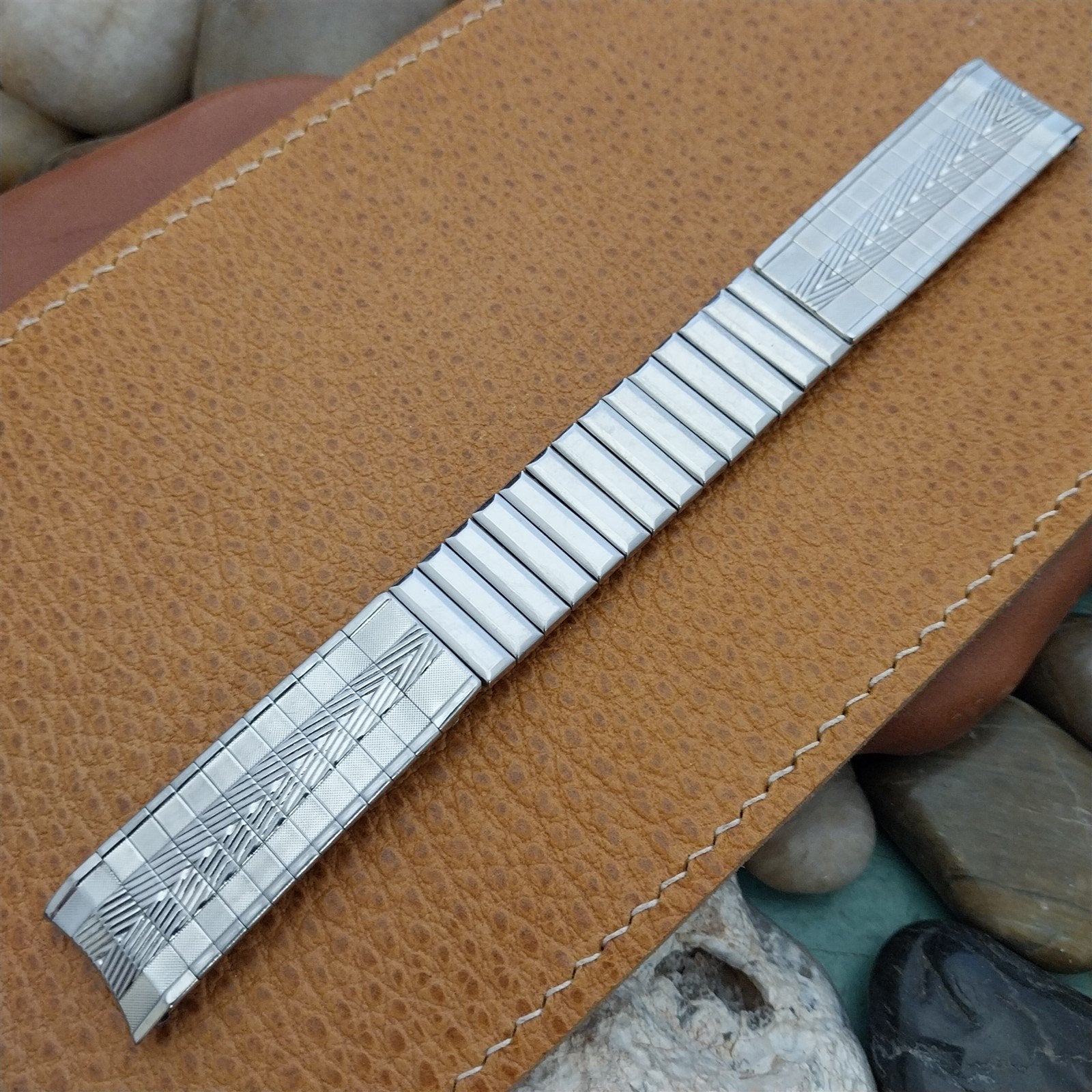 11/16" 17.2mm Stainless Steel Drema Unused nos 1960s-1970s Vintage Watch Band