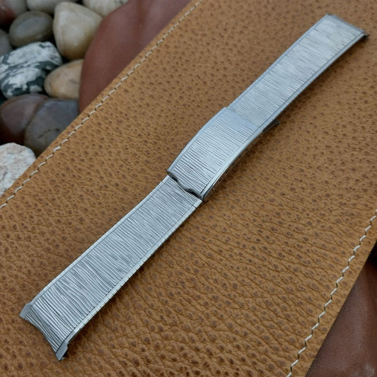 18mm 19mm 17.2mm Stainless Steel Kreisler USA Unused 1960s Vintage Watch Band