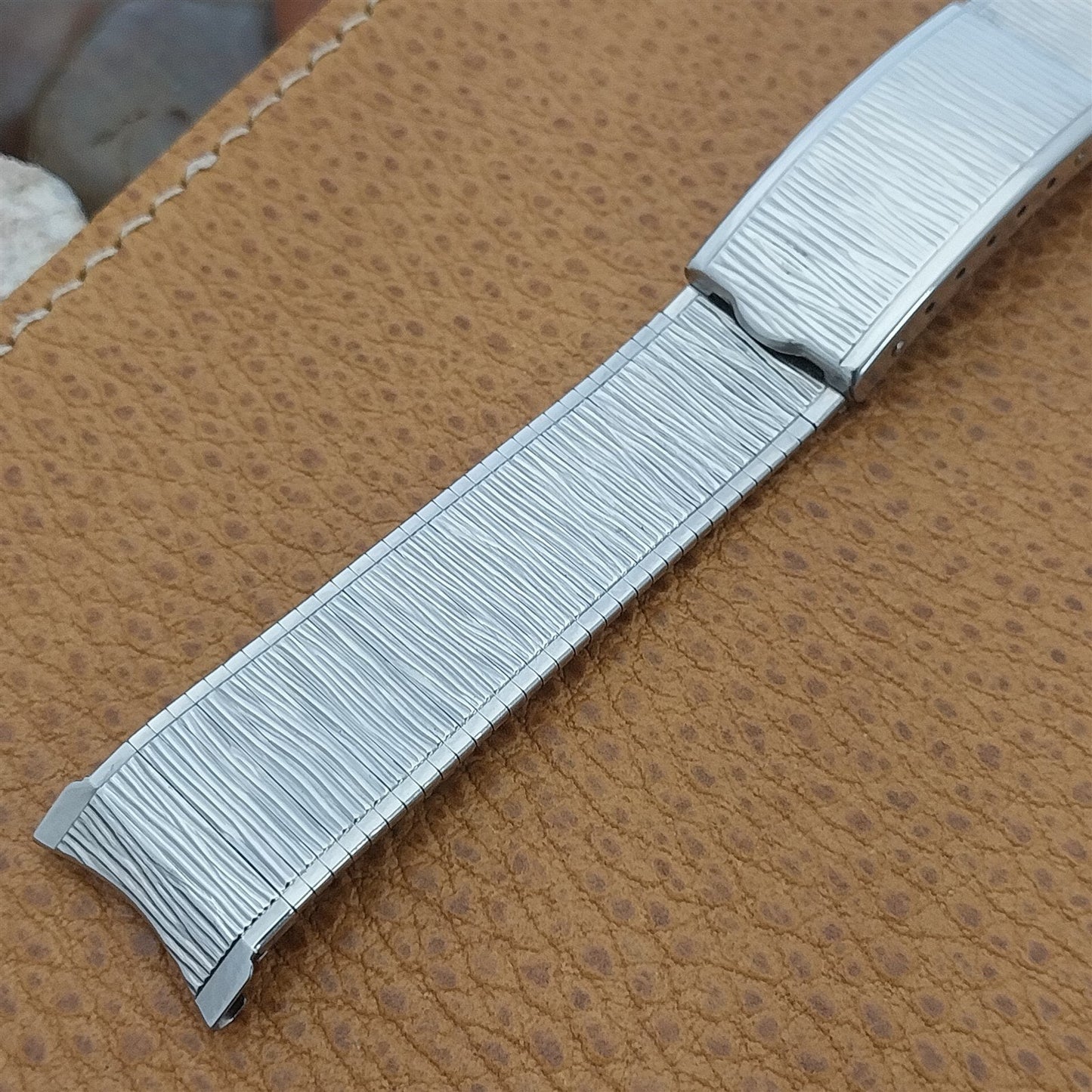 18mm 19mm 17.2mm Stainless Steel Kreisler USA Unused 1960s Vintage Watch Band