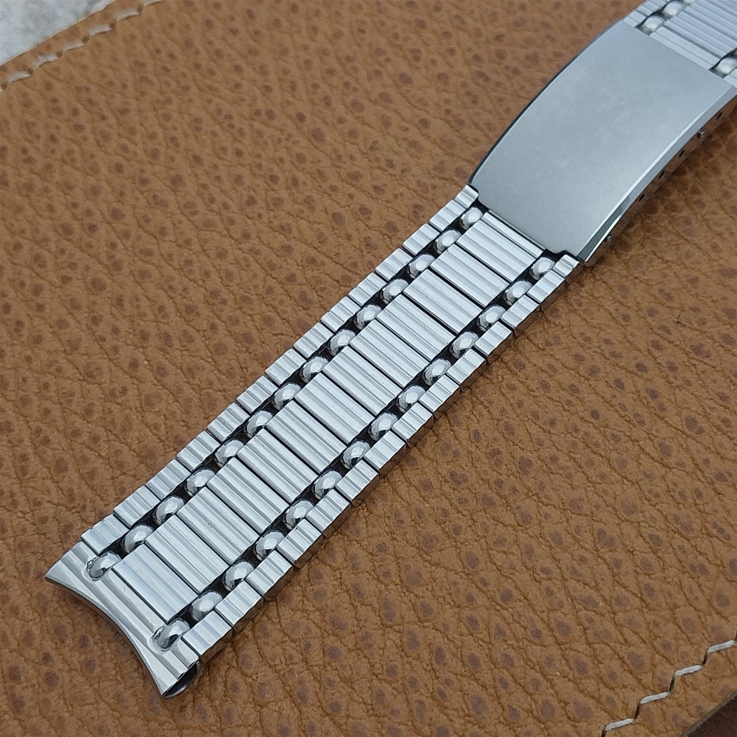 17.2mm Solid Stainless Steel Kreisler Stelux Unused nos 1960s Vintage Watch Band