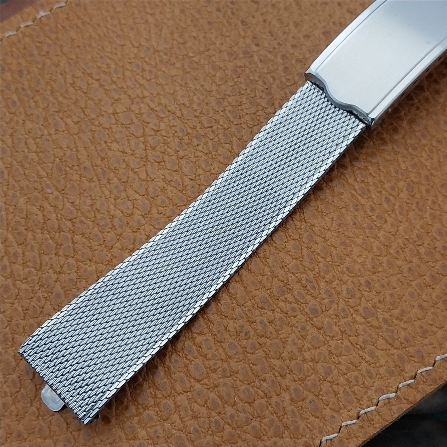 Vintage 1960s Stainless Mesh Long Kreisler Unused 17.2mm NOS Classic Watch Band