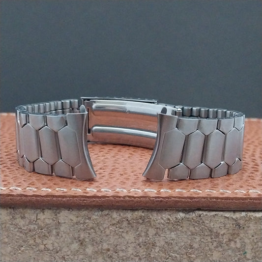 Vintage 19mm Brushed Stainless Steel Kestenmade Bambi Unused 1970s Watch Band
