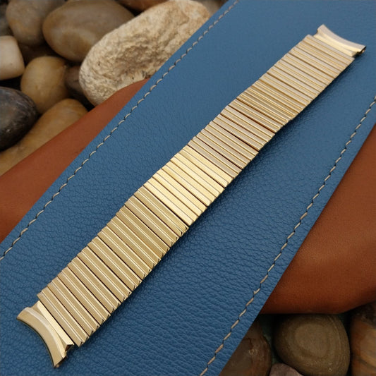 18mm 19mm Gemex Wide 10k Gold-Filled nos Classic 1950s Unused Vintage Watch Band