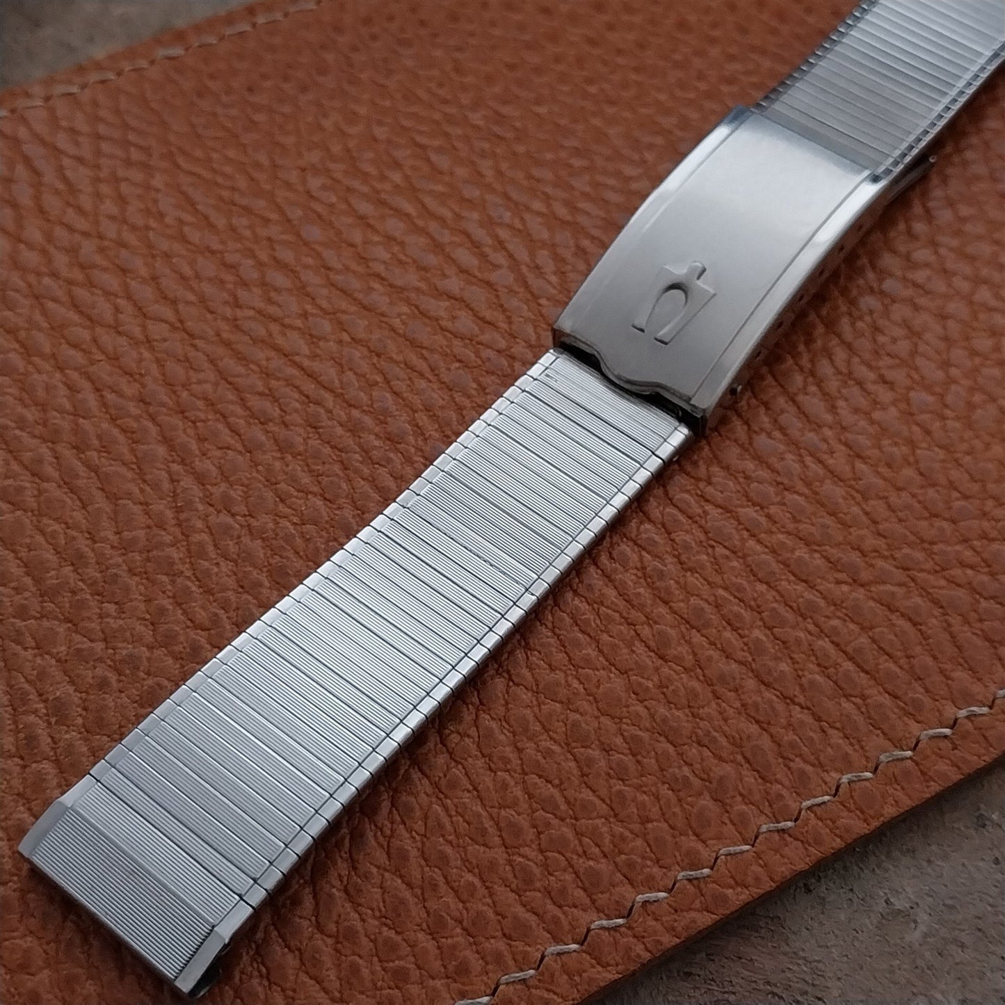 Vintage 17.2mm Accutron Stainless Steel Duchess Unused Classic 1960s Watch Band