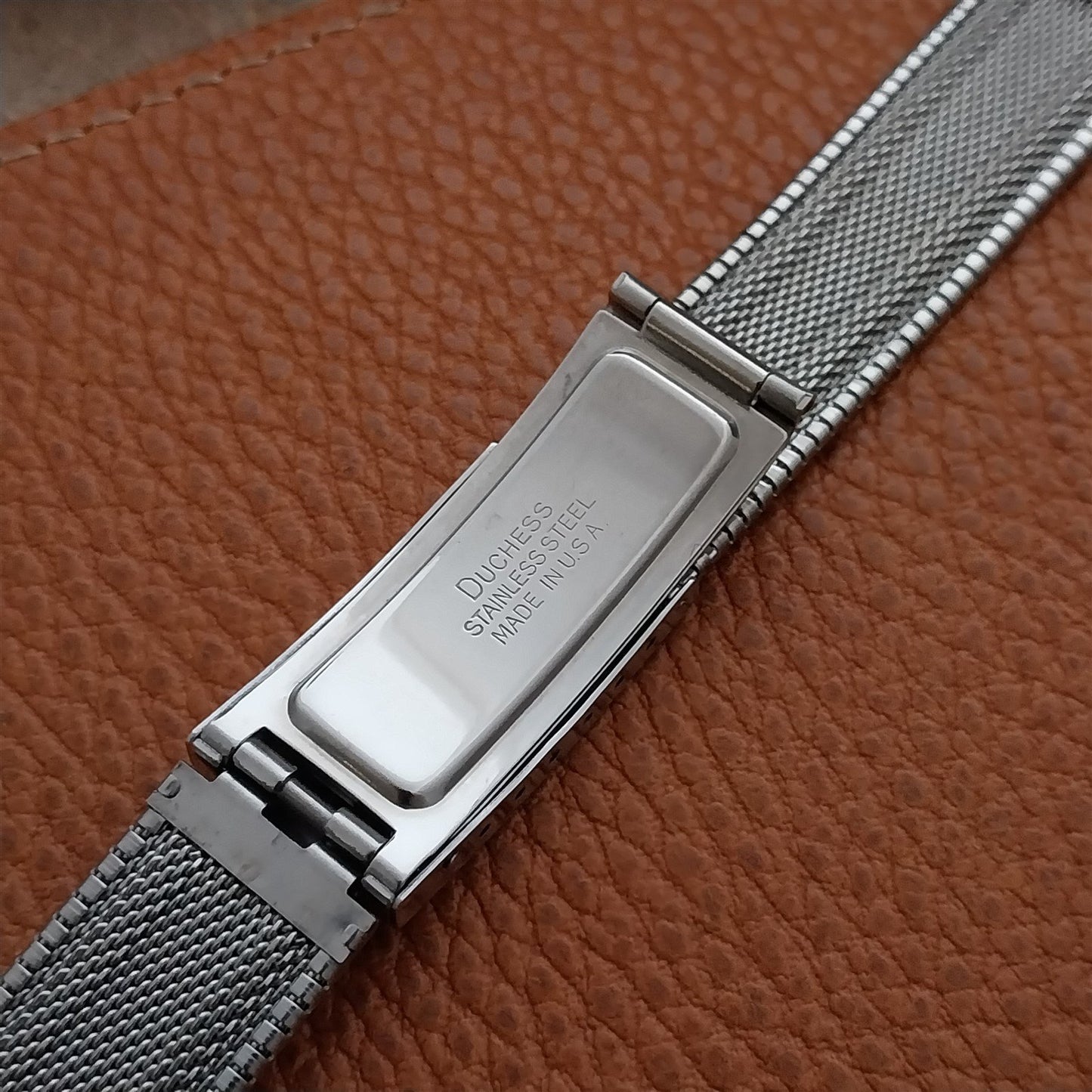 Vintage 17.2mm Accutron Stainless Steel Duchess Unused Classic 1960s Watch Band
