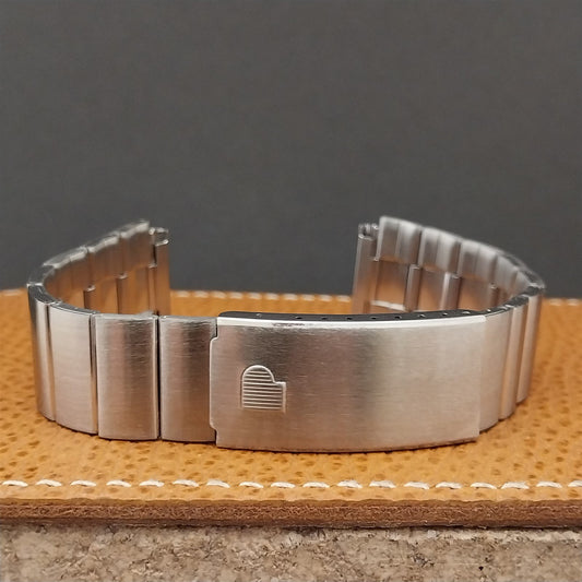 19mm Vintage Pulsar Stainless Steel Classic Bar Link nos Unused Watch Band