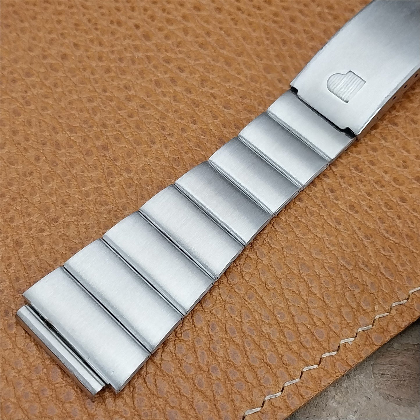 19mm Vintage Pulsar Stainless Steel Classic Bar Link nos Unused Watch Band