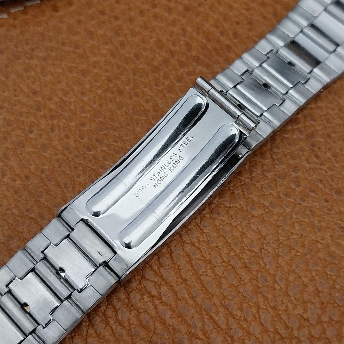 19mm Vintage Pulsar Stainless Steel Classic Bar Link nos Unused Watch Band