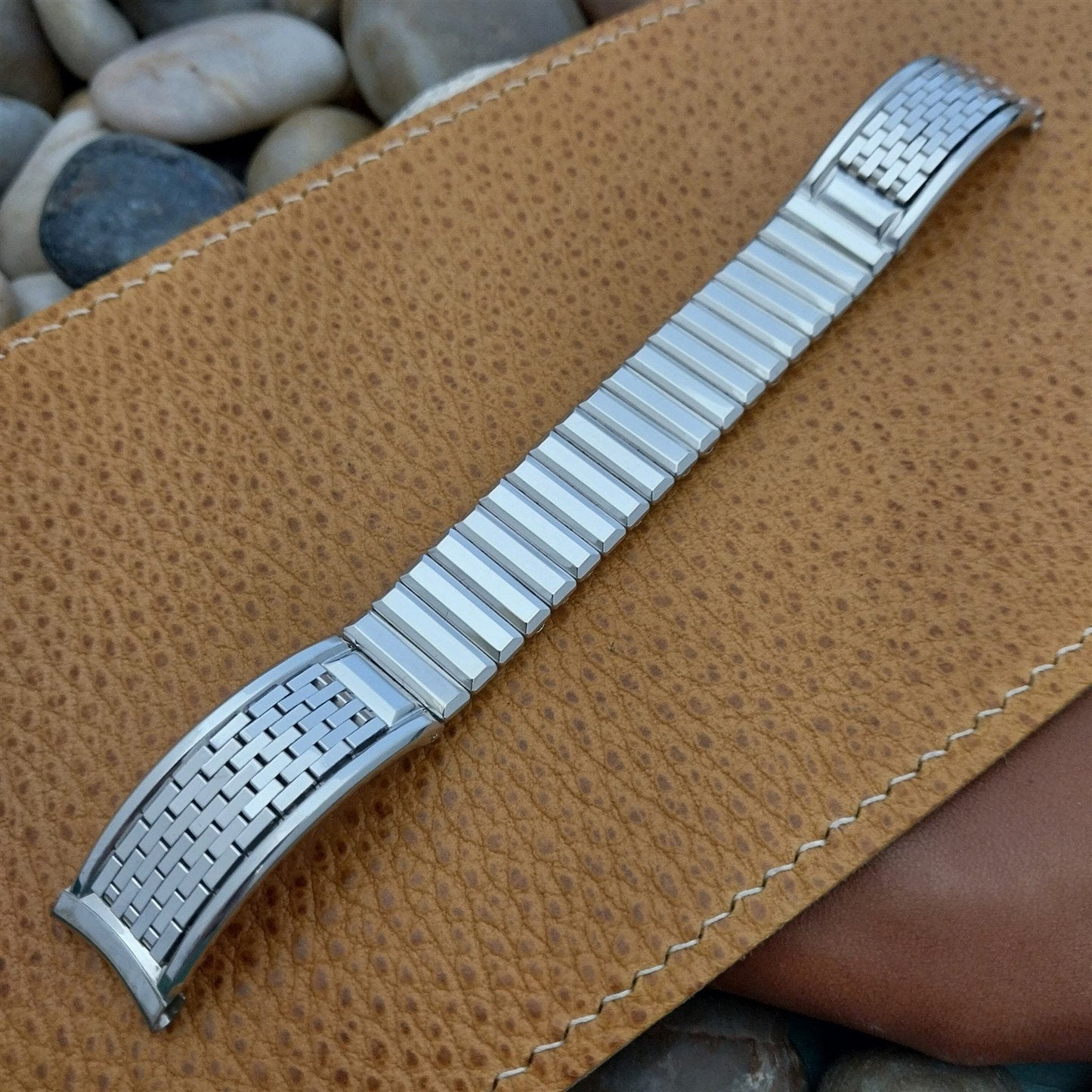 1950s Kreisler Double Header 10k White Gold-Filled nos Unused Vintage Watch Band