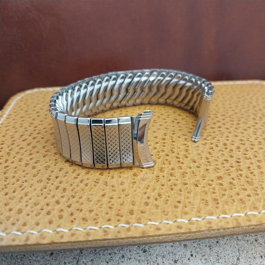 19mm 18mm Wide Kreisler USA Classic Stainless Steel nos 1960s Vintage Watch Band