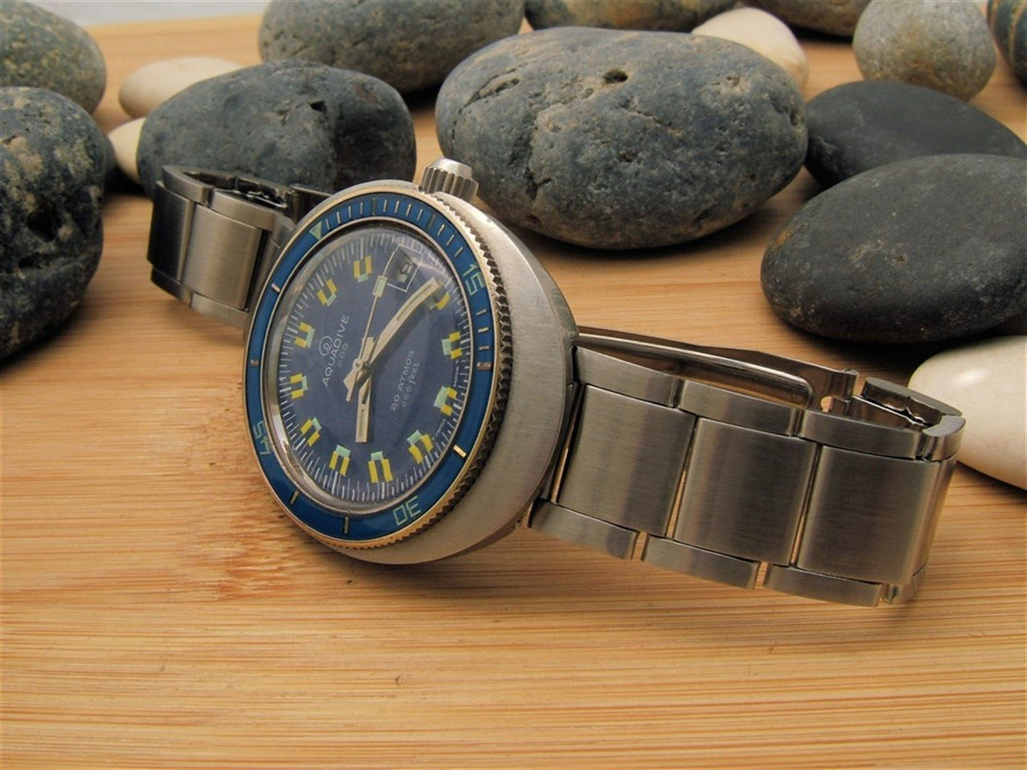 Vintage 19mm 18mm Kreisler Stelux Brushed Steel Stainless Unused NOS Watch Band