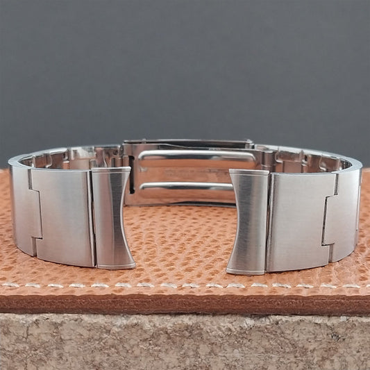 Kreisler Stelux 17mm 18mm 19mm Classic Stainless Steel 1970s Vintage Watch Band