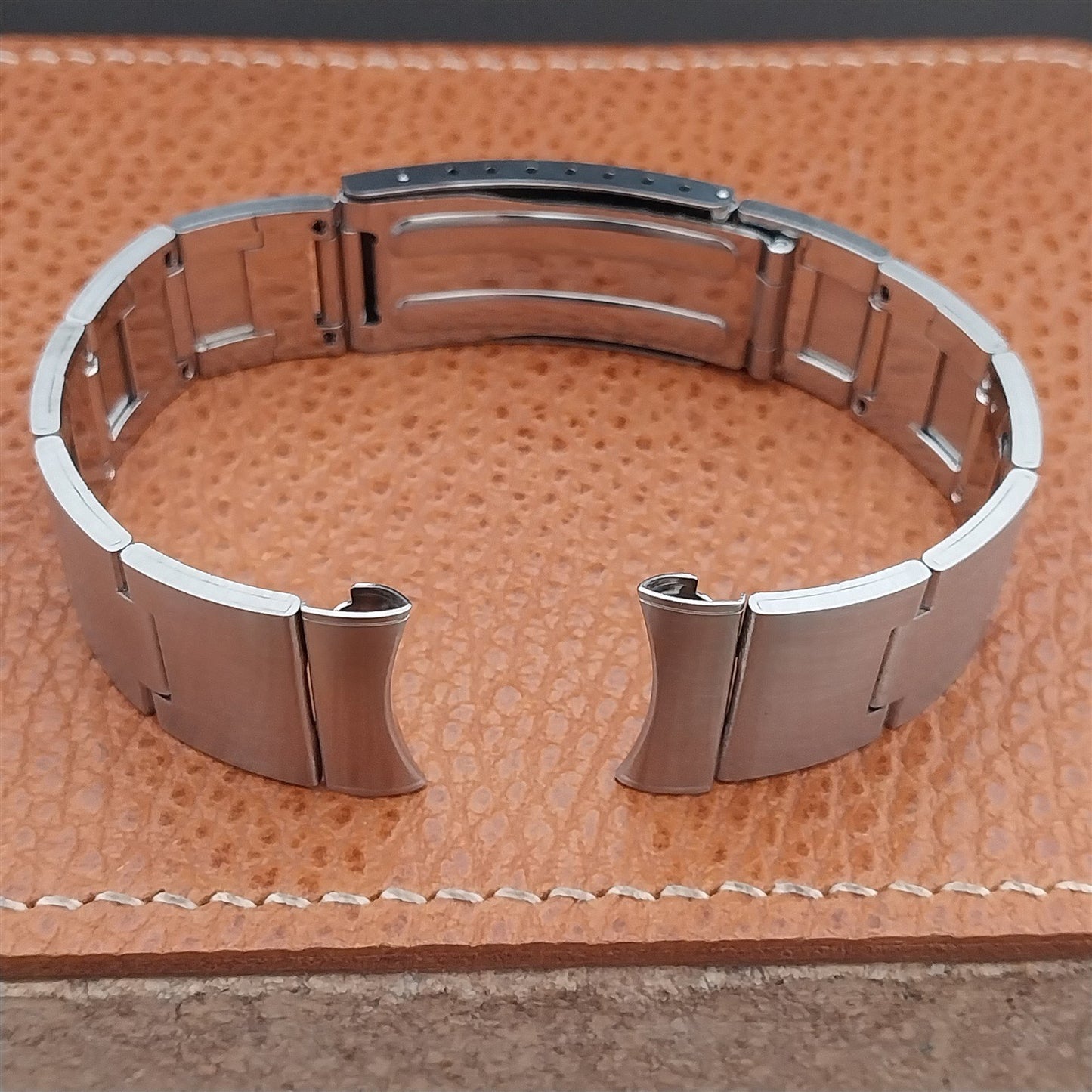 Kreisler Stelux 17mm 18mm 19mm Classic Stainless Steel 1970s Vintage Watch Band