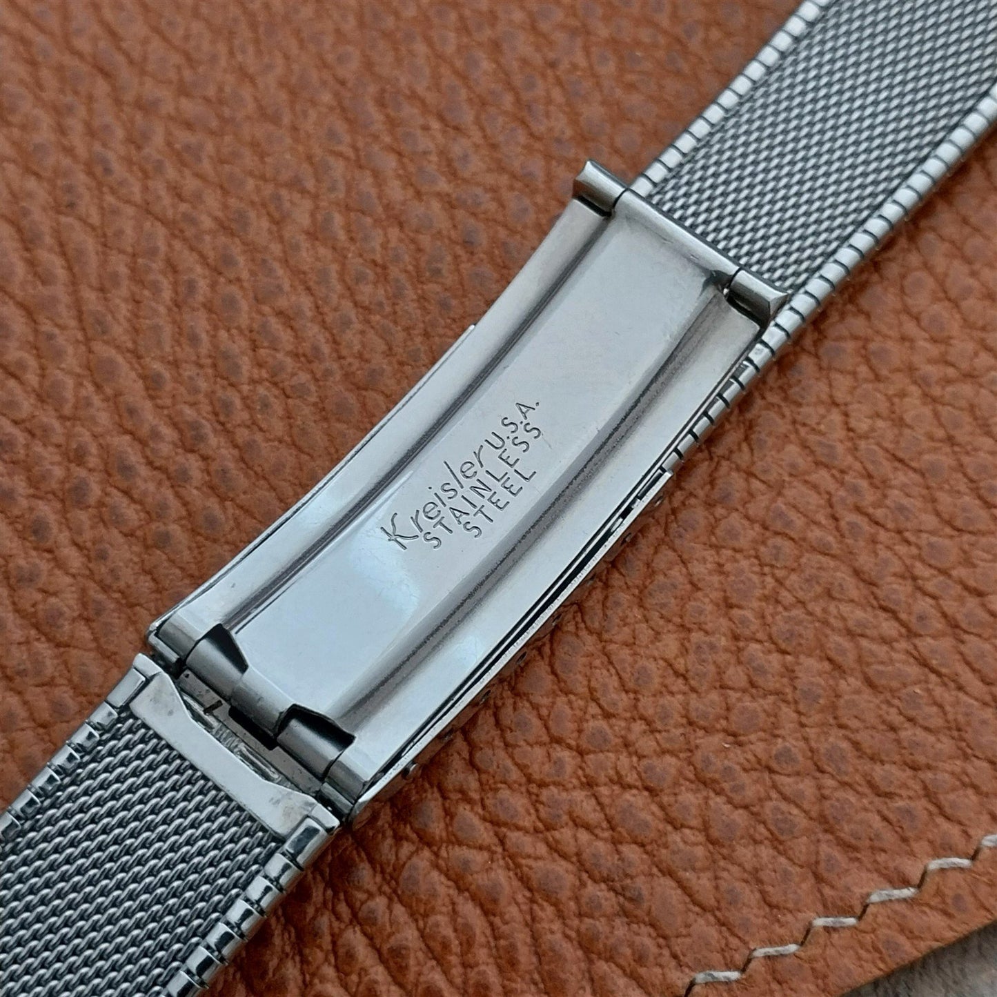 Vintage 17.2mm Stainless Steel Kreisler USA Classic NOS 1960s Unused Watch Band