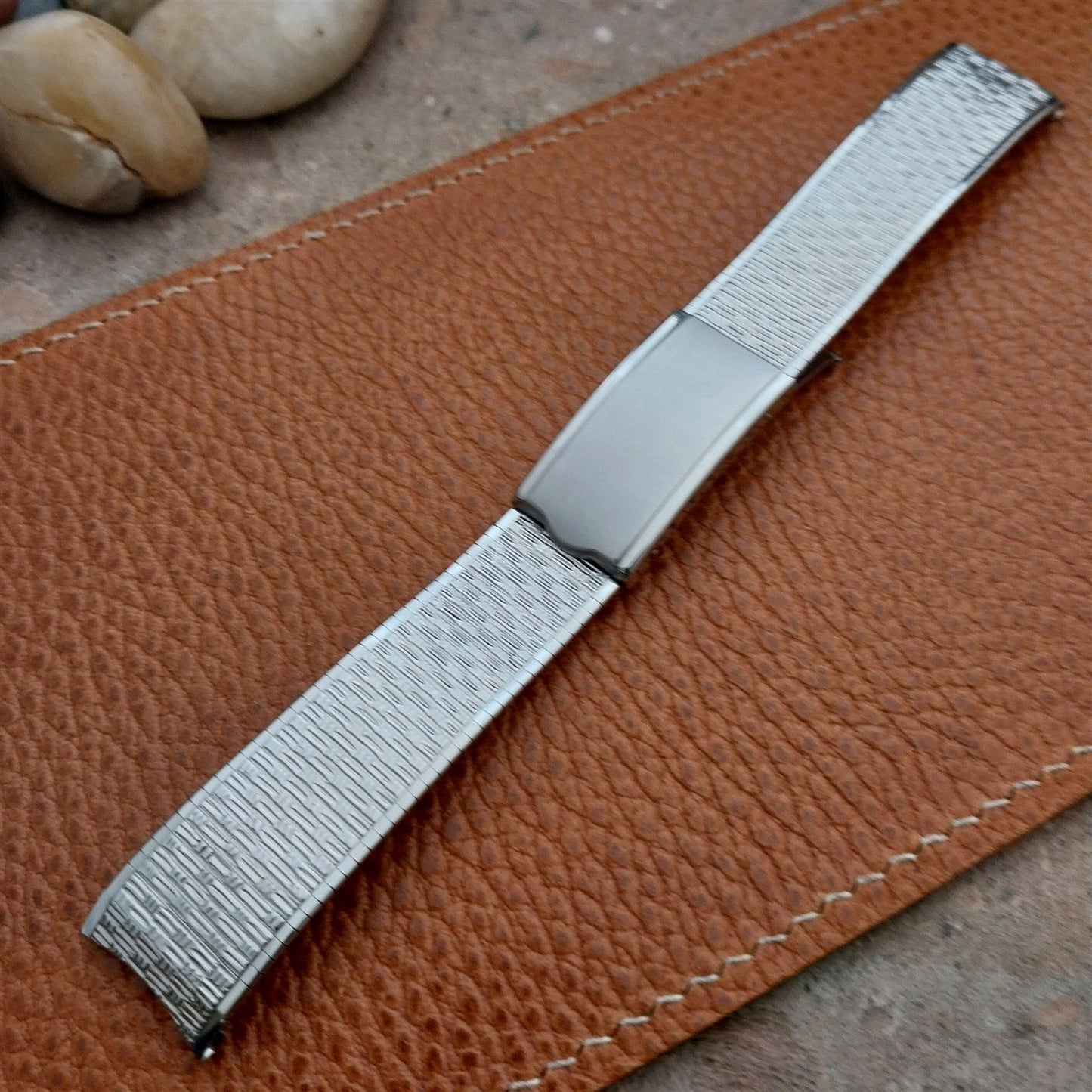 Vintage 17.2mm Stainless Steel Kreisler USA Classic NOS 1960s Unused Watch Band