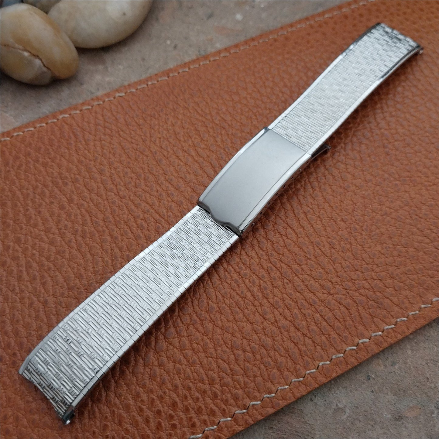 Vintage 17.2mm Stainless Steel Kreisler USA Classic NOS 1960s Unused Watch Band