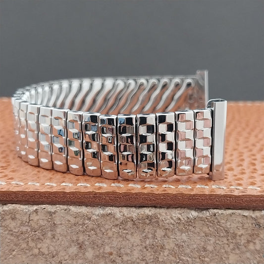 1960s Vintage 19mm 18mm 16mm Stainless Steel Bellavance NOS Classic Watch Band