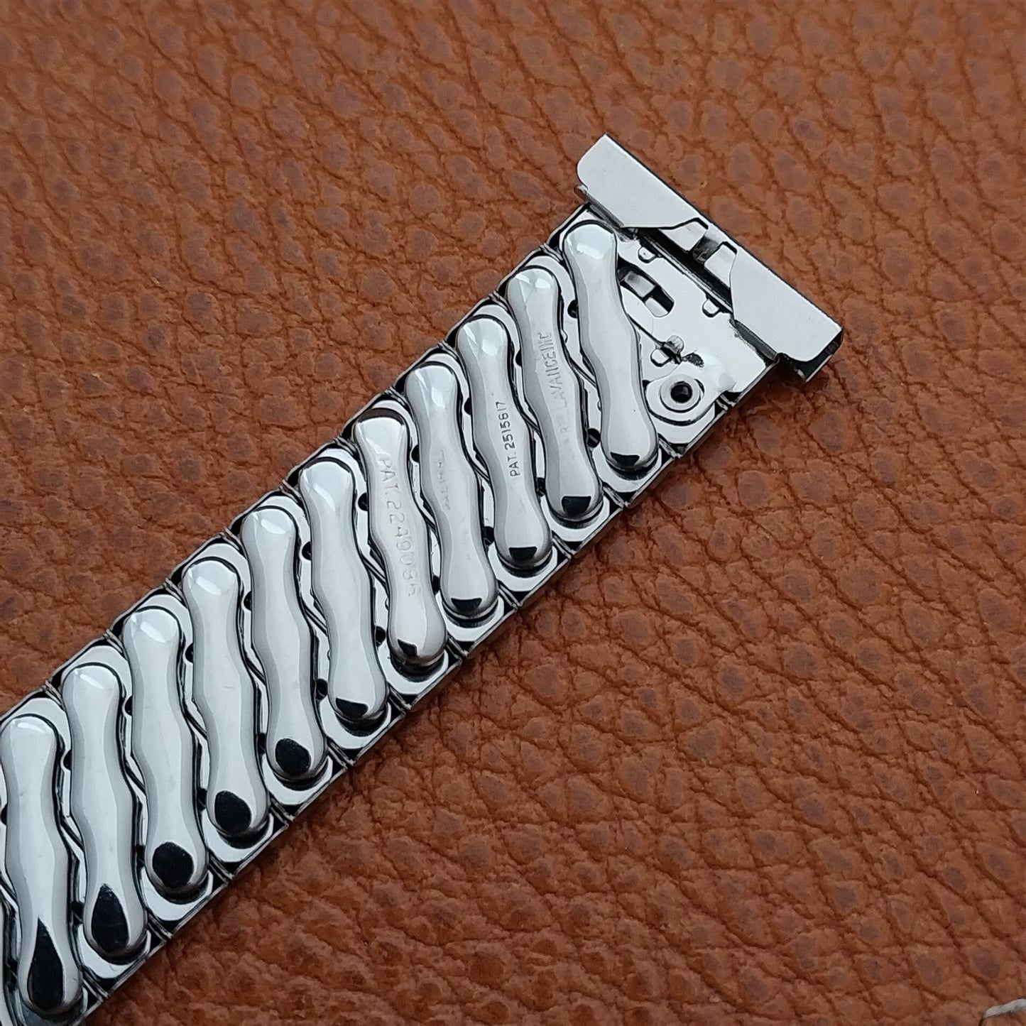 1960s Vintage 19mm 18mm 16mm Stainless Steel Bellavance NOS Classic Watch Band