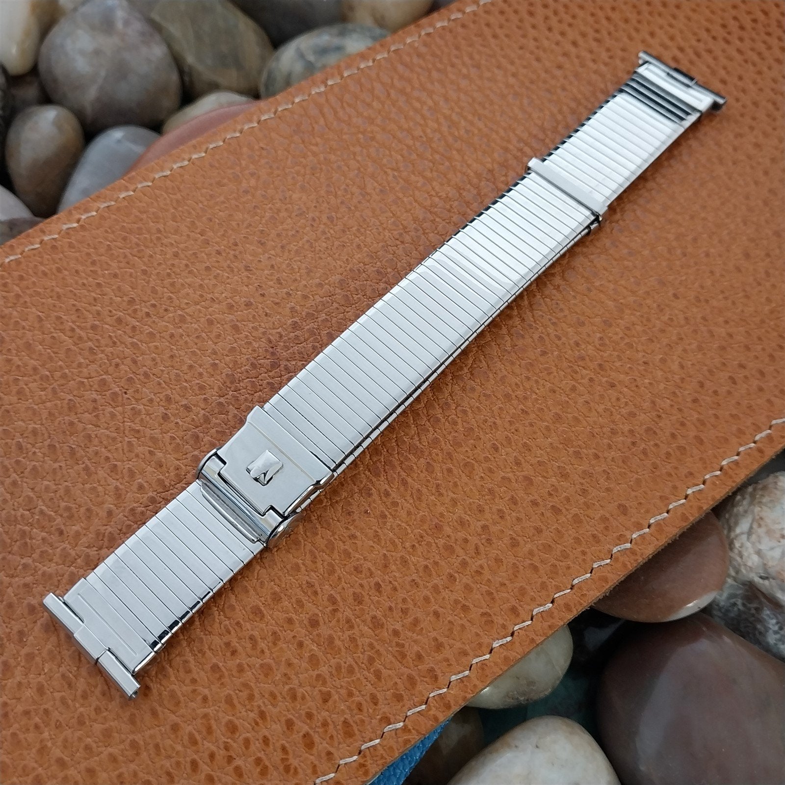 Vintage JB Champion Komfit Stainless Steel 19mm 18mm 16mm NOS 1960s Watch Band